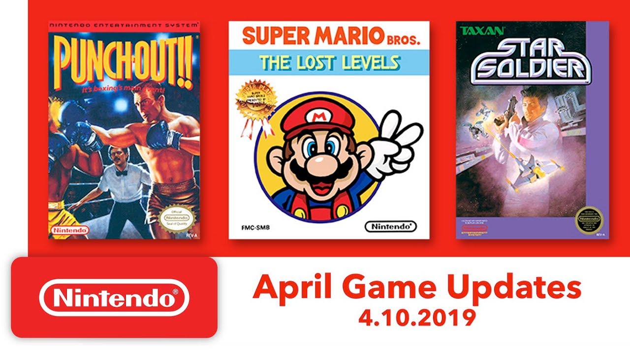 Nintendo Switch Online: NES – Super Mario Bros.: The Lost Levels,  Punch-Out!! Featuring Mr. Dream e Star Soldier são os jogos de abril