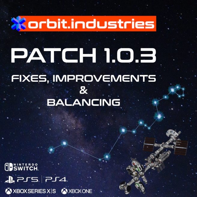 actualización de orbit.industries 1.0.3