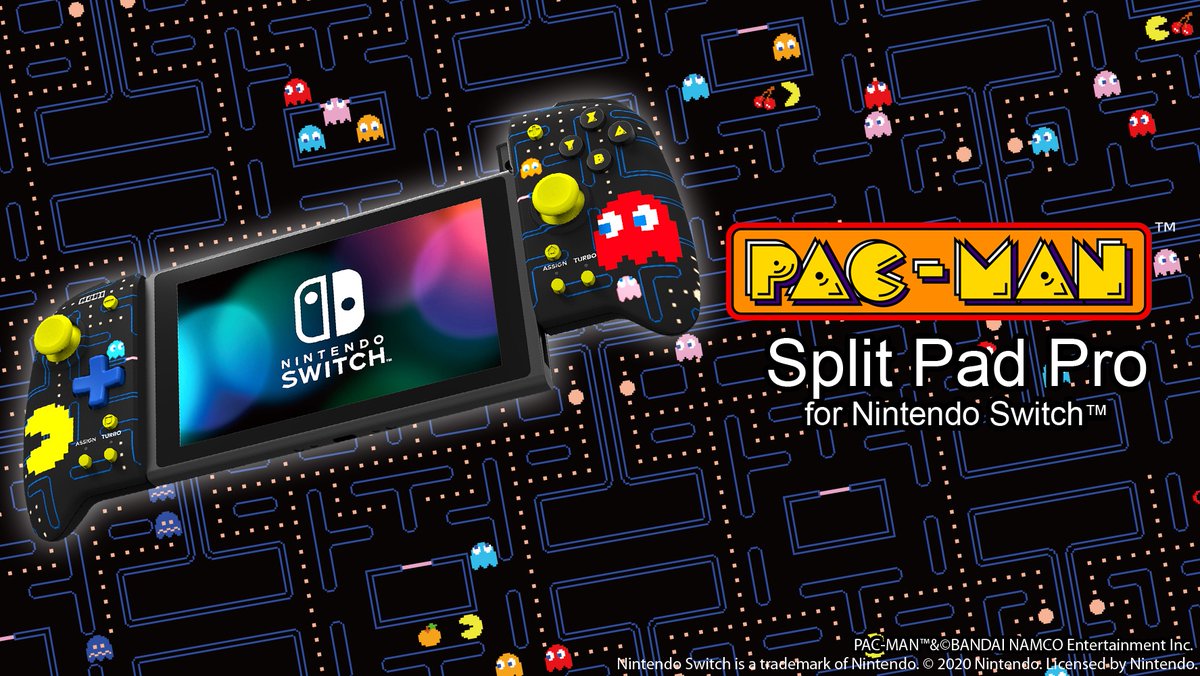 Hori Nintendo Switch Split Pad Pro (Pac-Man) Ergonomic Controller - (N