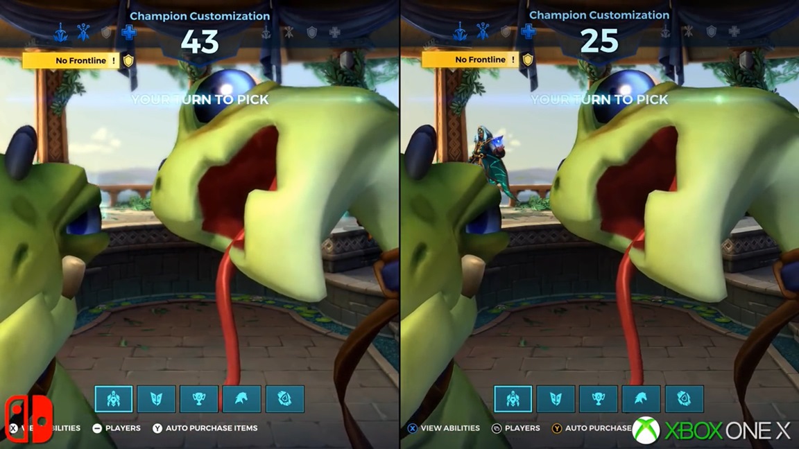 Paladins Graphics and Performance: Nintendo Switch VS Xbox One X