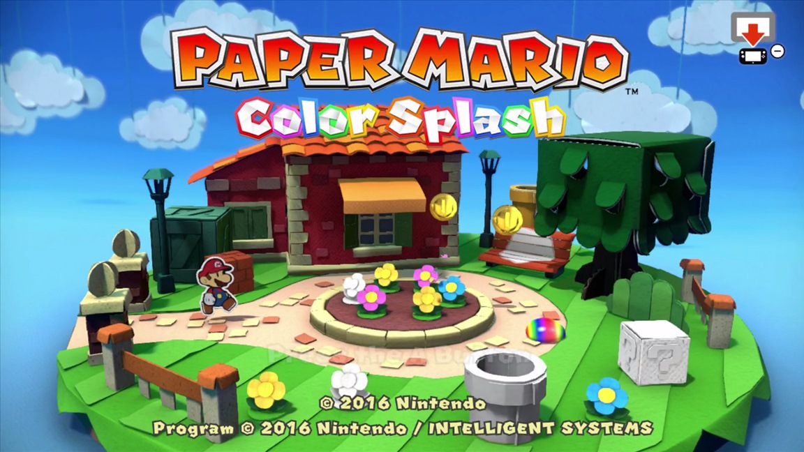 Paper mario color store splash switch price