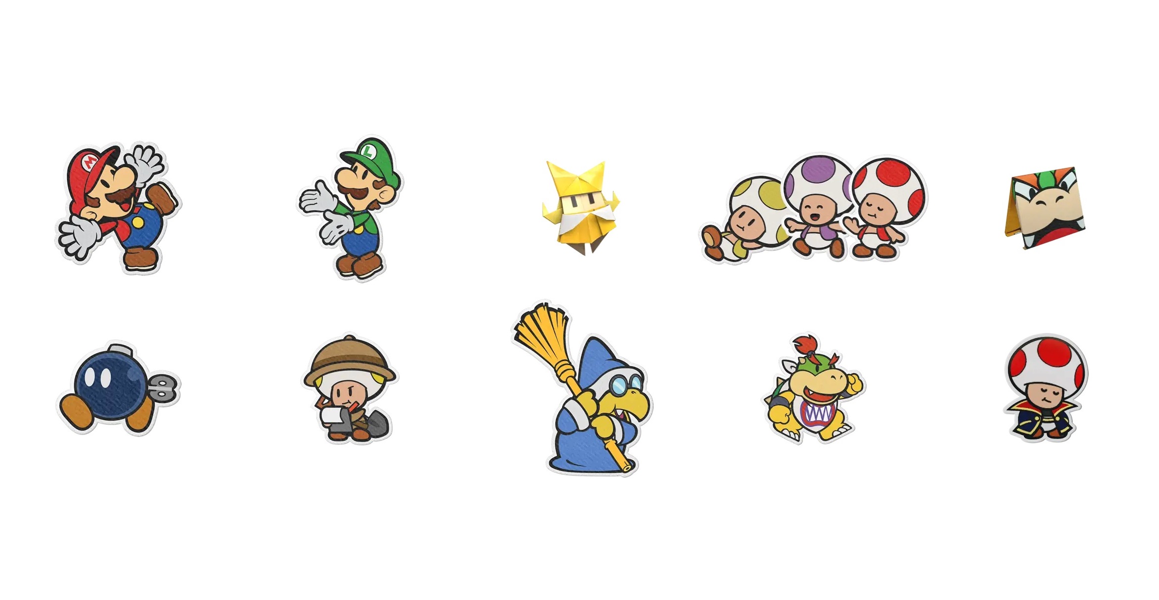 Paper Mario The Origami King details characters, locations and bosses