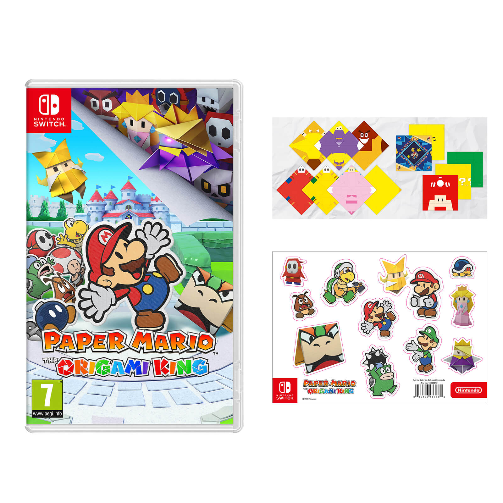 Paper mario the origami king collector's on sale edition