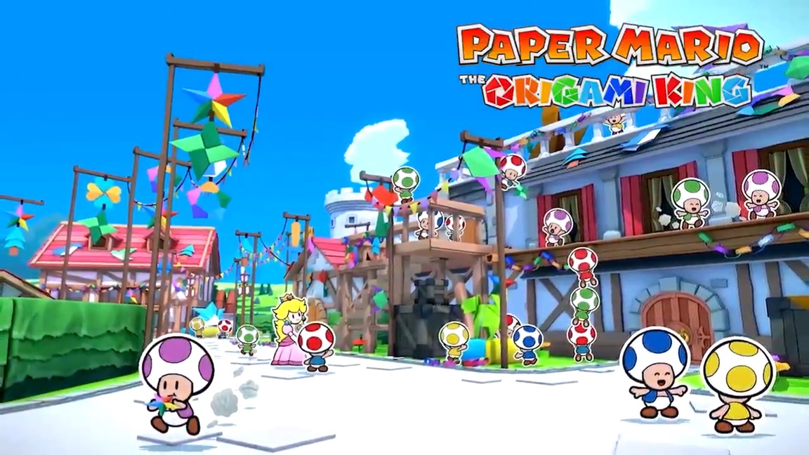 paper mario the origami king video