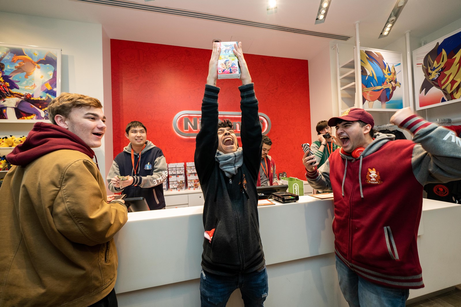 Photos of the Nintendo NY store Nintendo Switch Launch Event and