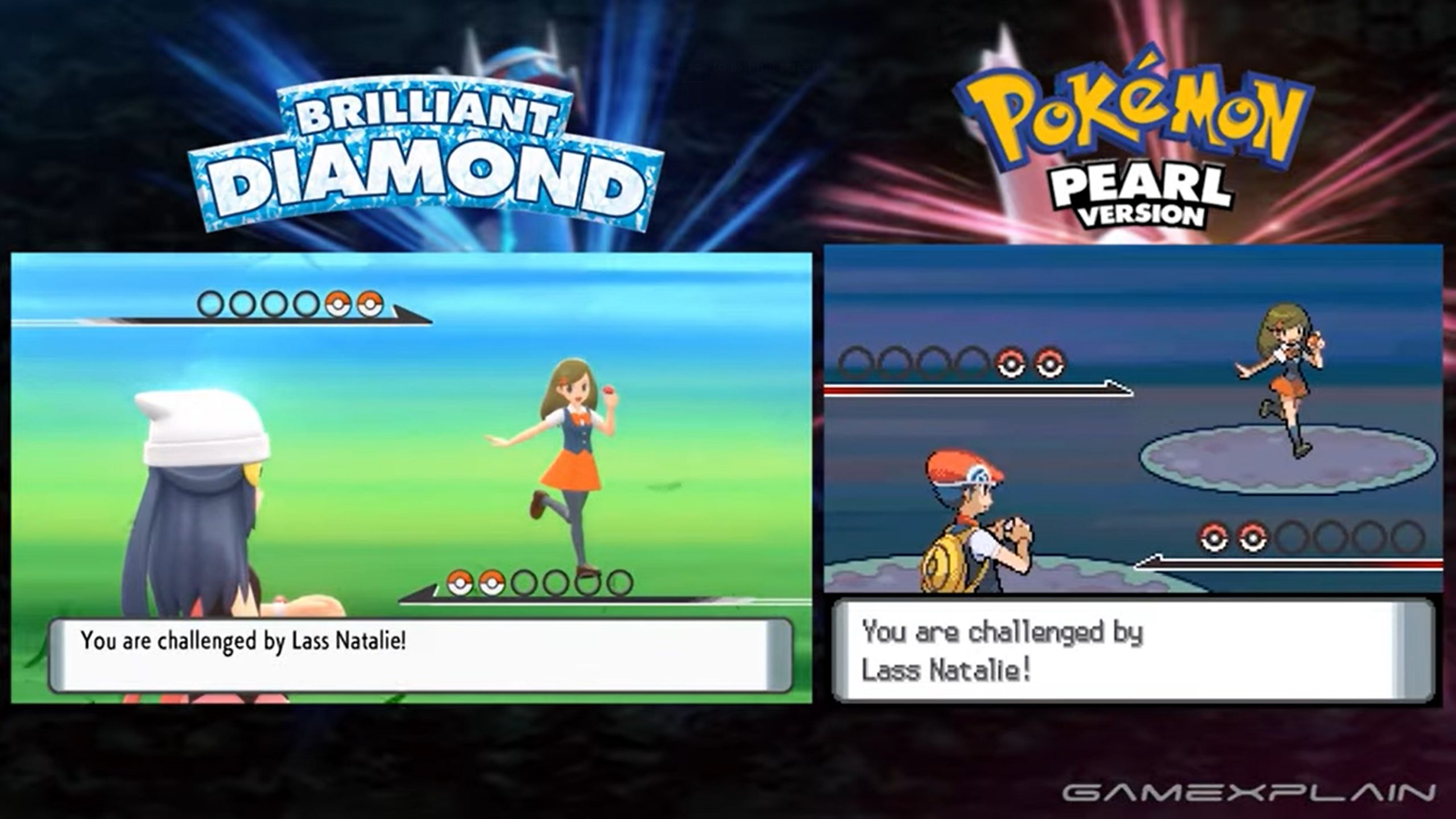Video: Pokemon Brilliant Diamond/Shining Pearl comparison (Switch vs. DS, August 2021)