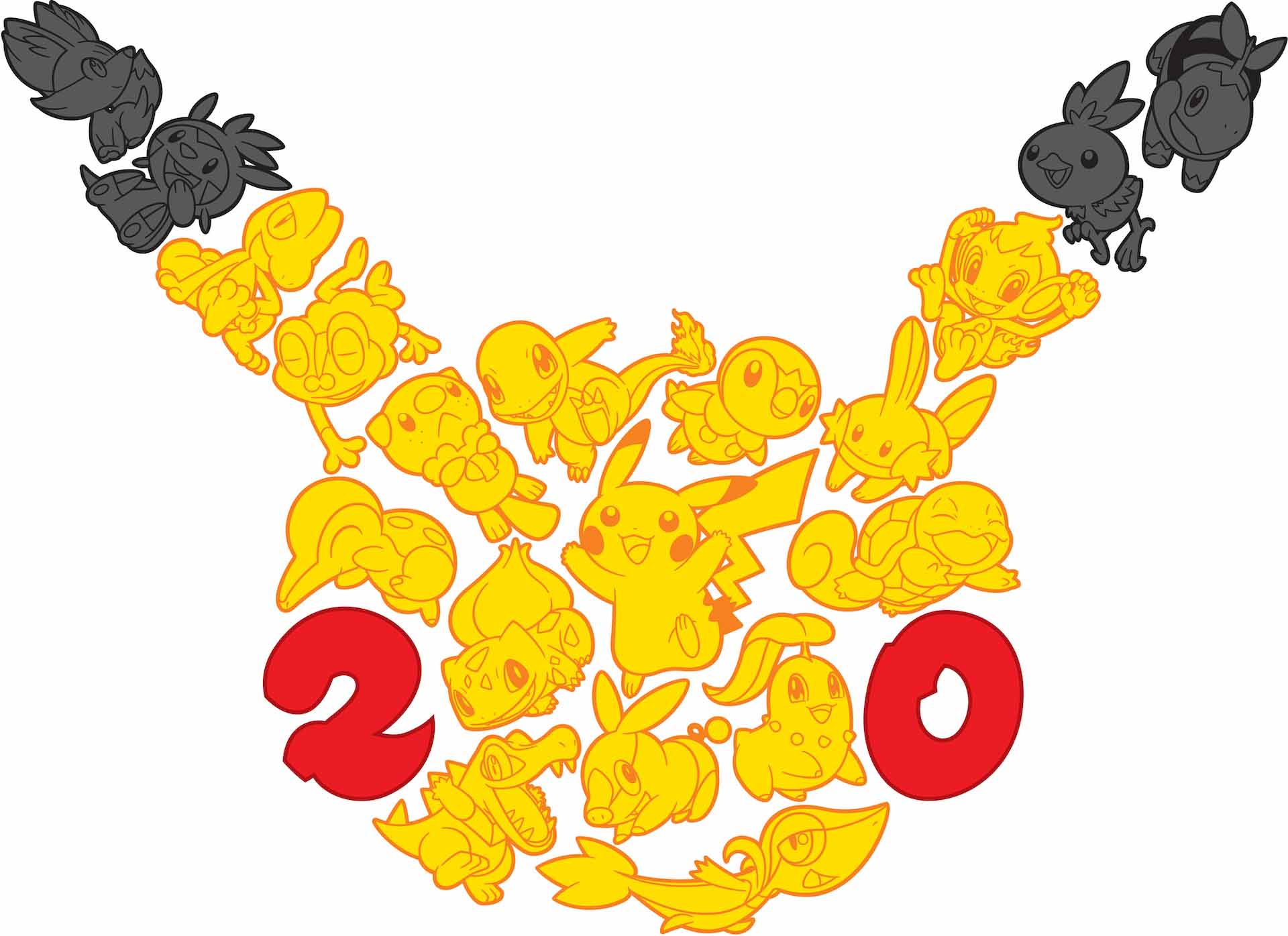 Pokemon 20th anniversary logo, Super Bowl commercial 