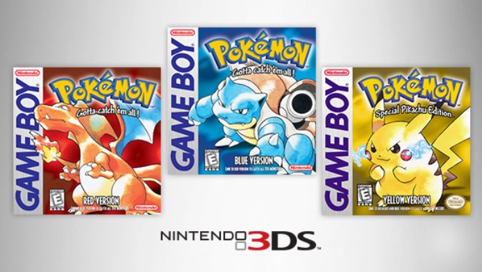 VC versions of Pokemon Red, Blue, Yellow & Green don't support the