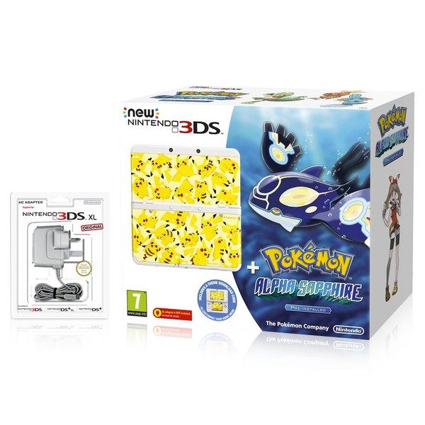 Pokemon Alpha Sapphire And Monster Hunter 4 Ultimate Uk New 3ds Bundle Promos Nintendo Everything