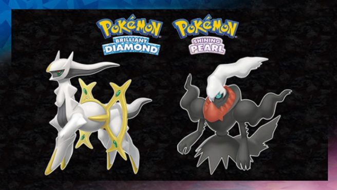Pokemon Brilliant Diamond / Shining Pearl Arceus and Darkrai