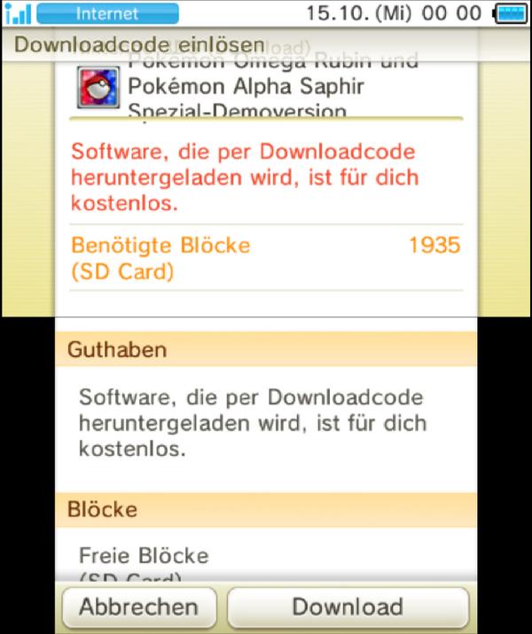 Pokemon Omega Ruby And Alpha Sapphire Nintendo 3DS File Size