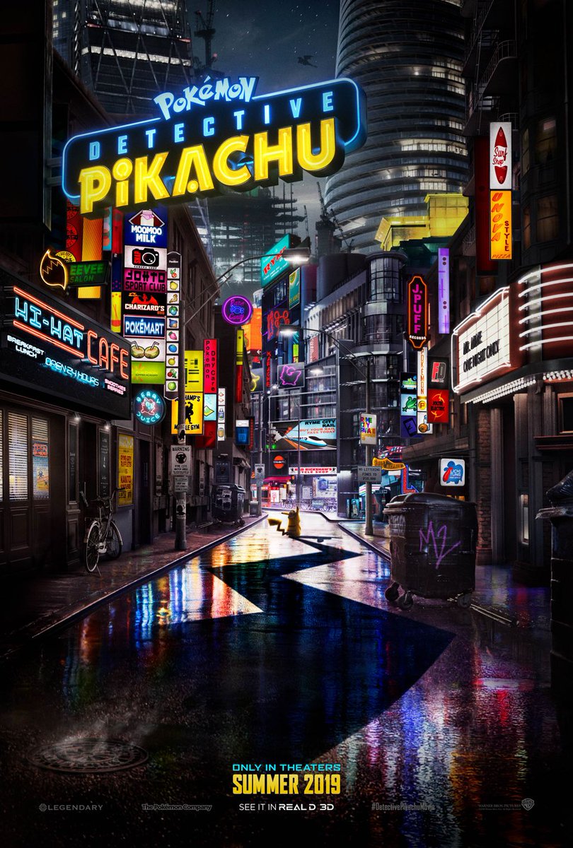 Pokemon Detective Pikachu Movie Poster Gamestop Promo Poster 11x17 