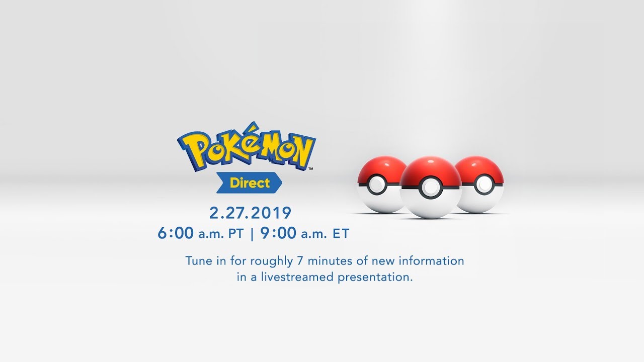 Pokemon Direct live stream (2/27/19)