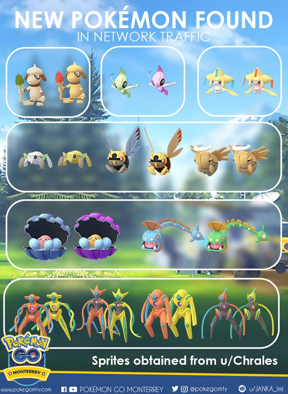 Several Upcoming Pokemon Found In Pokemon Gos Code