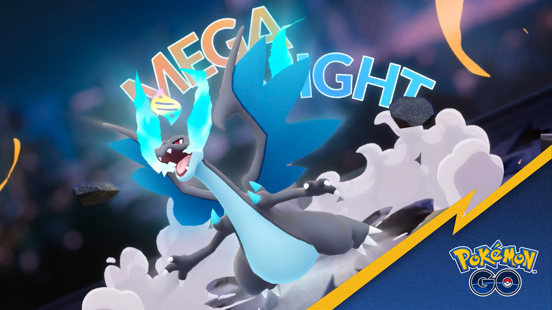 Mega Charizard X, mega evolution, pokemon, HD phone wallpaper