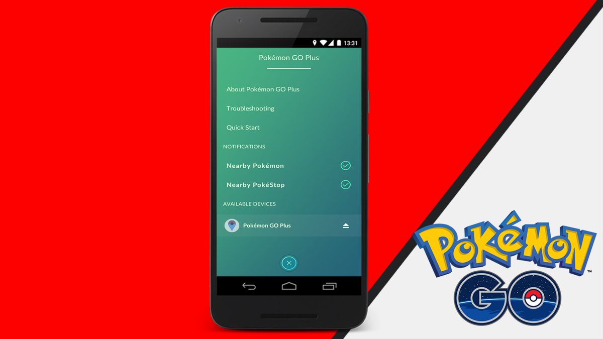 Pokemon GO Plus implements controllable notification modes