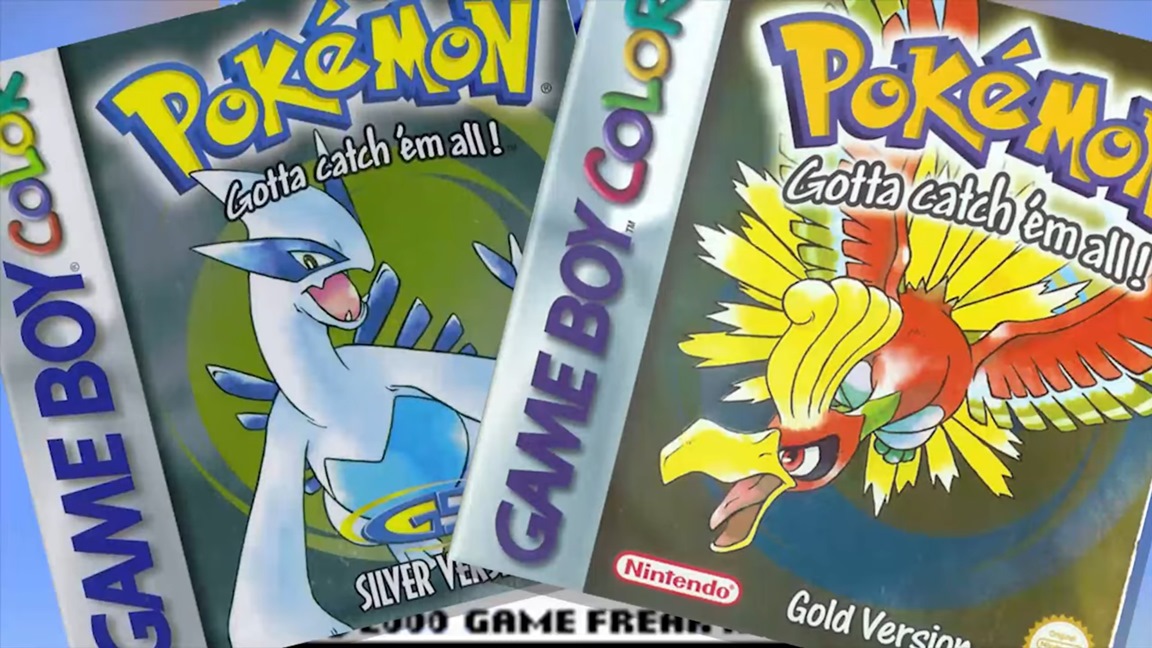 gold and silver pokemon cards