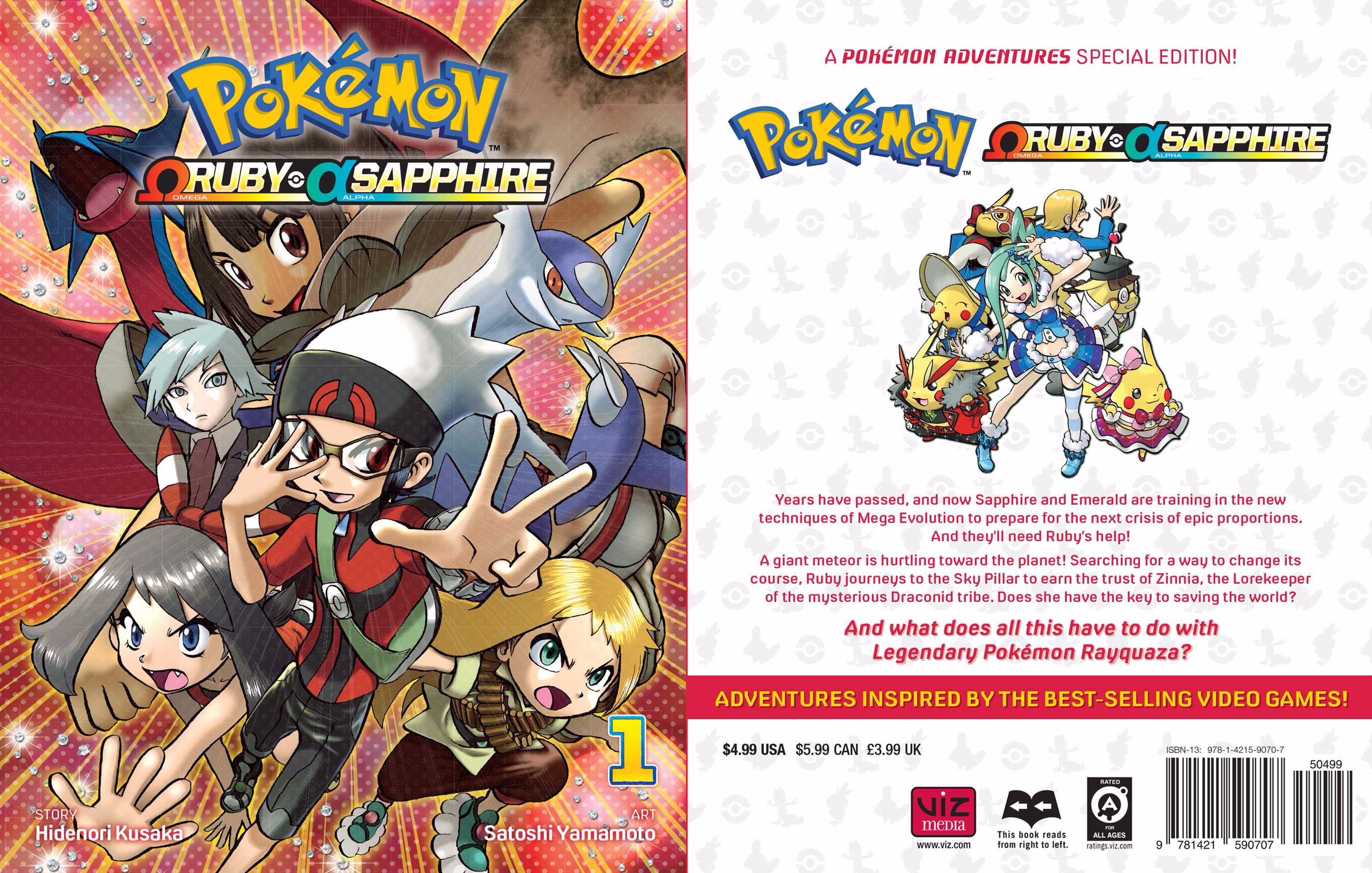 Pokemon Omega Ruby Alpha Sapphire manga out in English starting