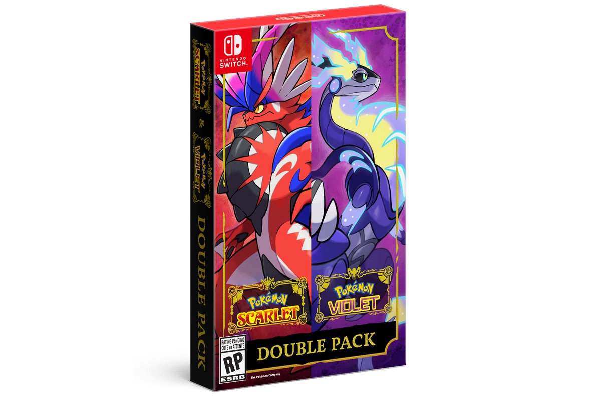 Pokémon Scarlet e Pokemon Violet Pré-encomenda pacote duplo