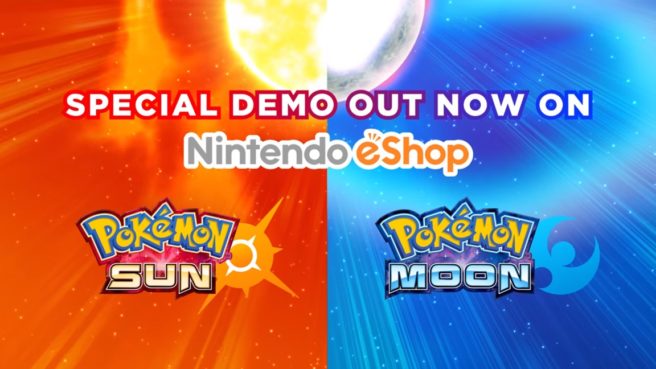 pokemon sun and moon free demo