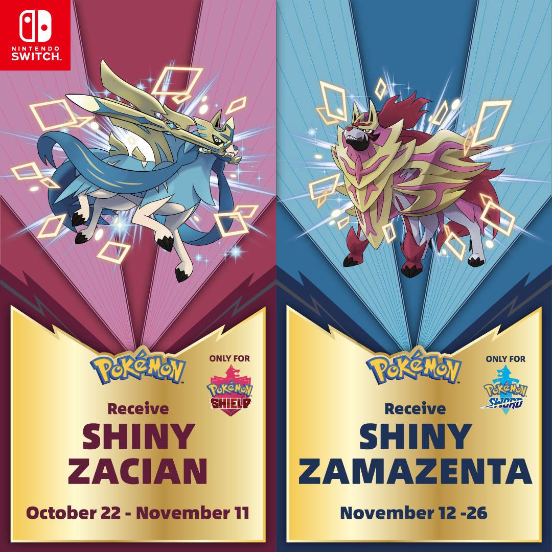 Pokemon Sword and Shield: Is This Zacian and Zamazenta's Typing?