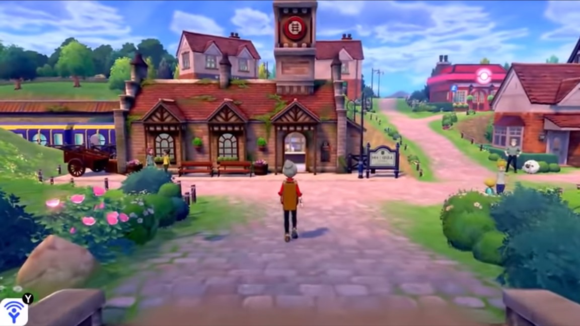 New Pokemon Sword and Shield gameplay shows off a new town