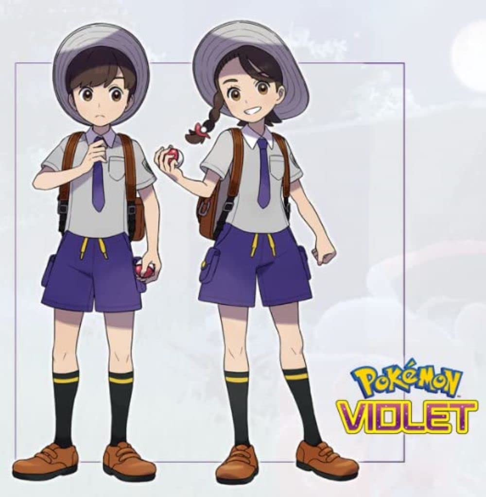 traje exclusivo de pokemon violeta