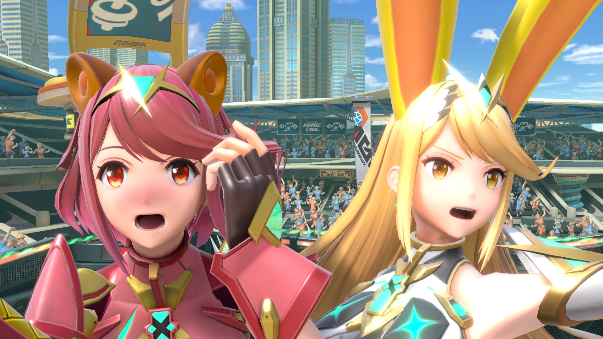 Later today, Pyra/Mythra from the Xenoblade Chronicles 2 game will official...