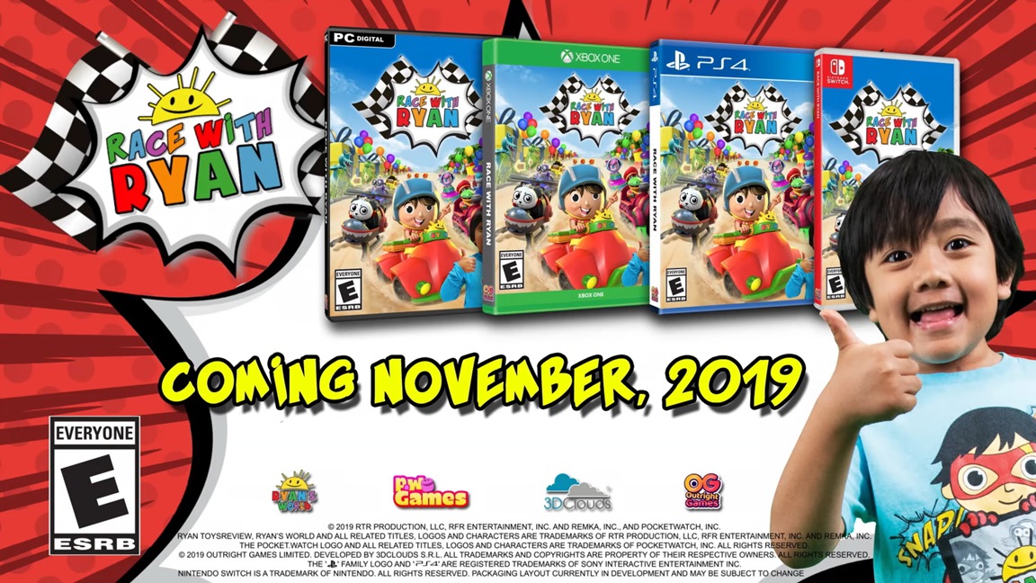 ryan toysreview race