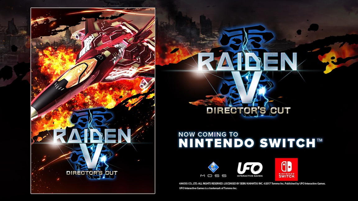 Raiden V Director's Cut officially confirmed for Switch, trailer