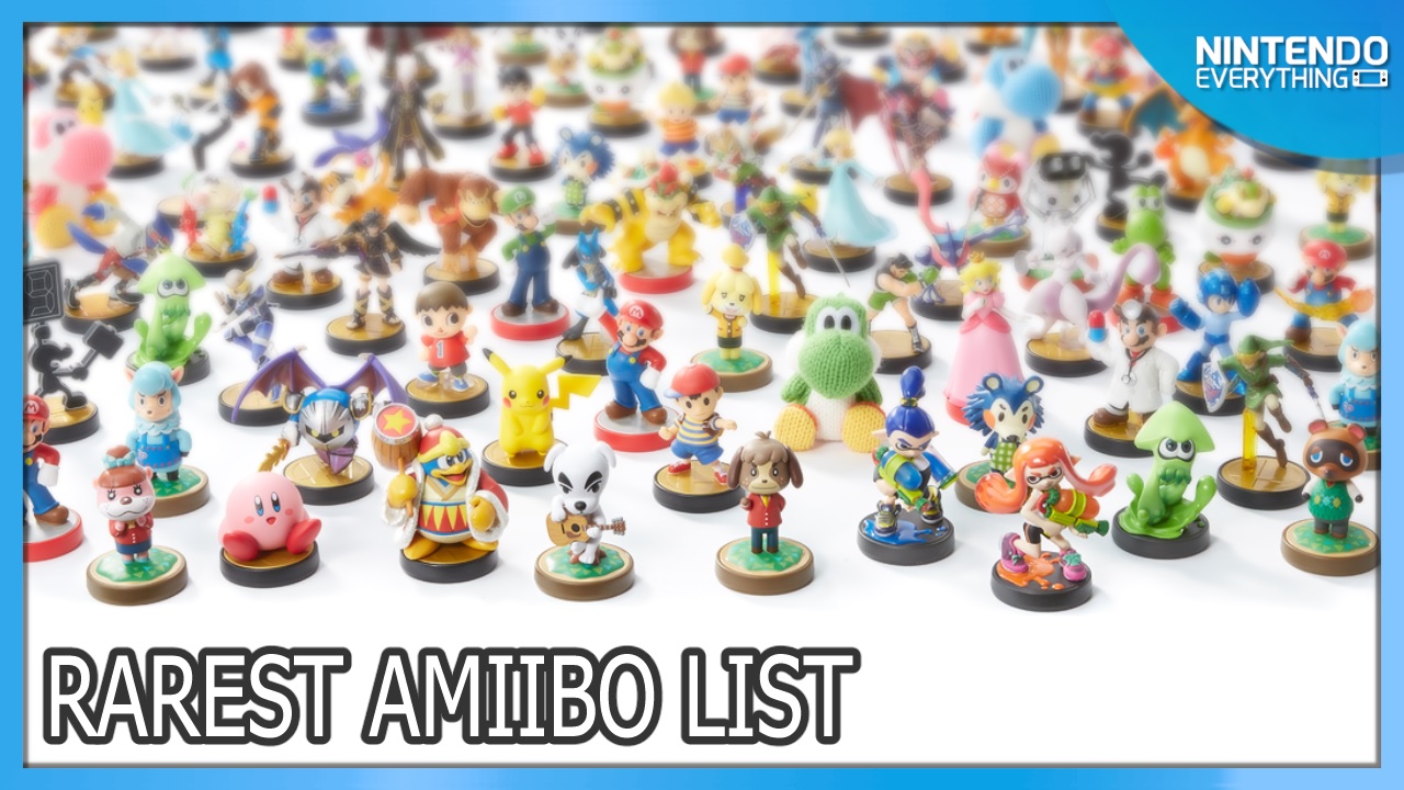 The 10 rarest amiibo figures of all time, ranked
