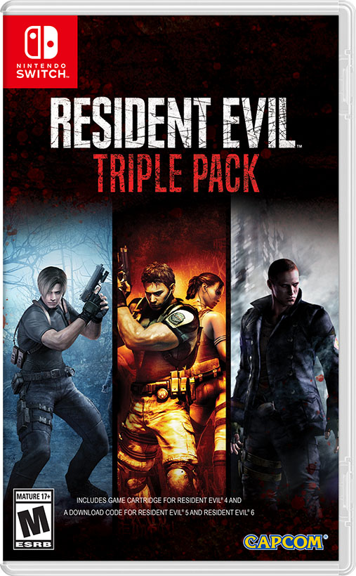 Resident Evil Triple Pack Announced For Switch Nintendo - 