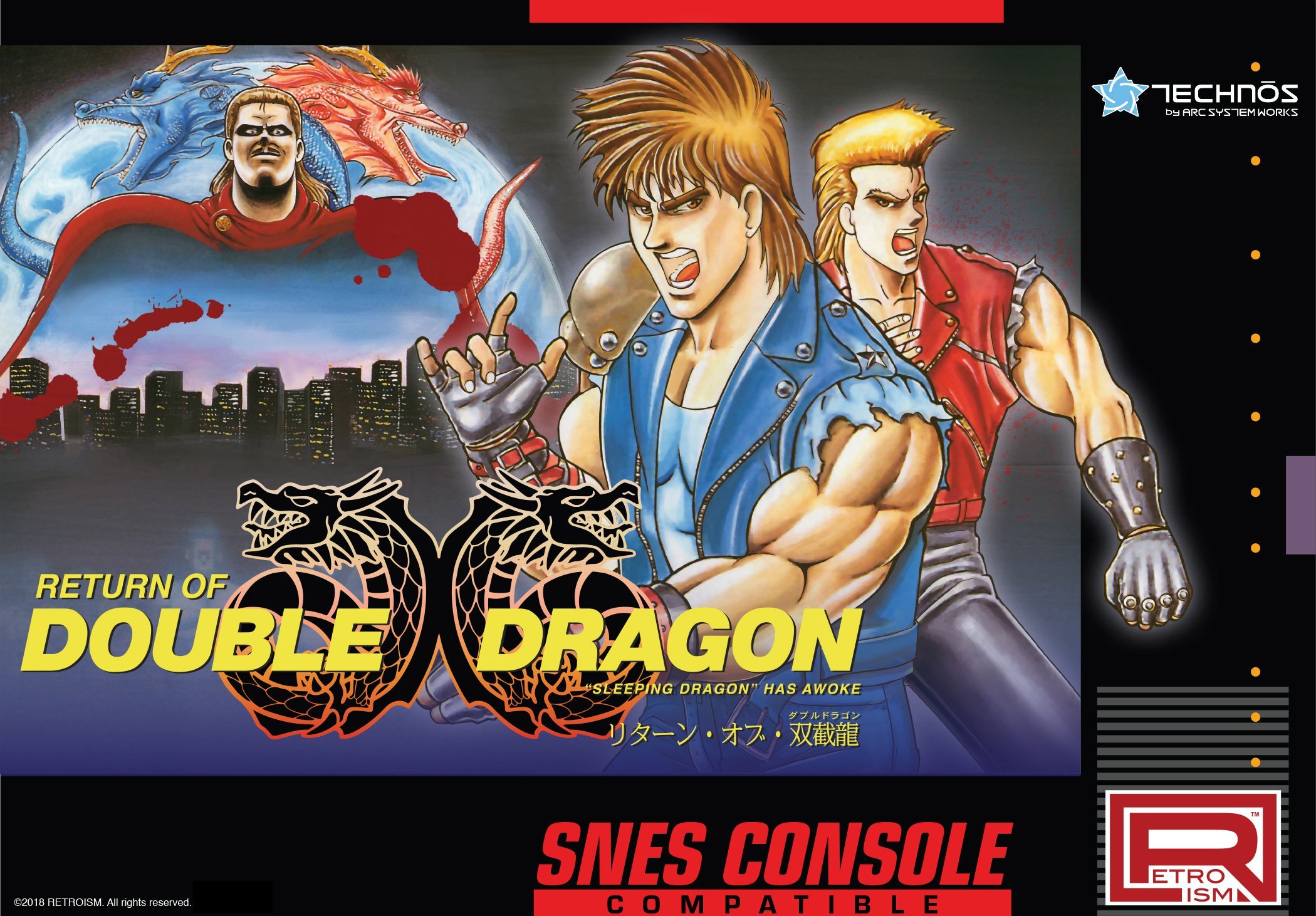 RETURN OF DOUBLE DRAGON - US SNES Trailer