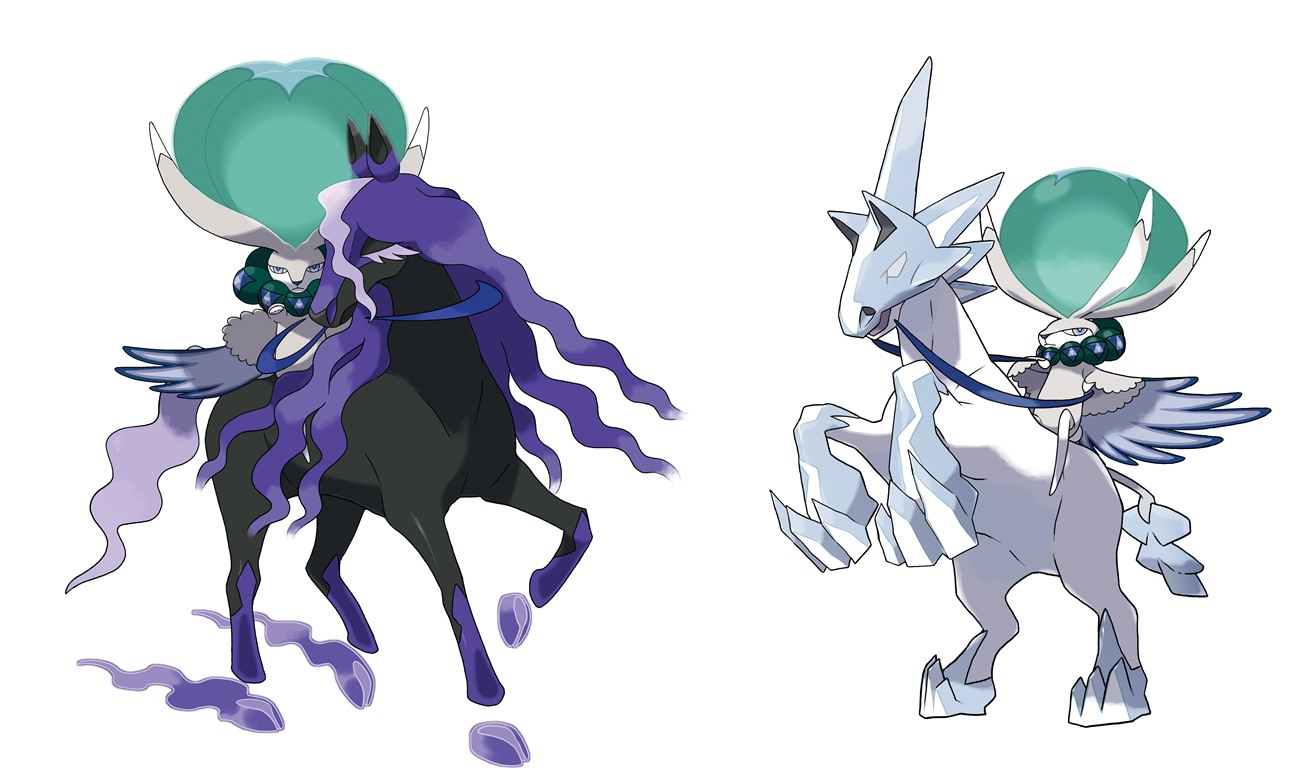 Pokemon Sword Shield Officially Introduces Glastrier Spectrier And Ice Shadow Rider Calyrex Nintendo Everything