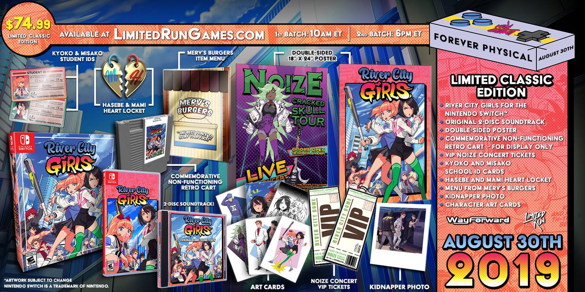 river city girls physical switch