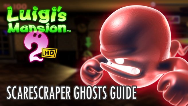 scarescraper ghosts Luigi's Mansion 2 HD