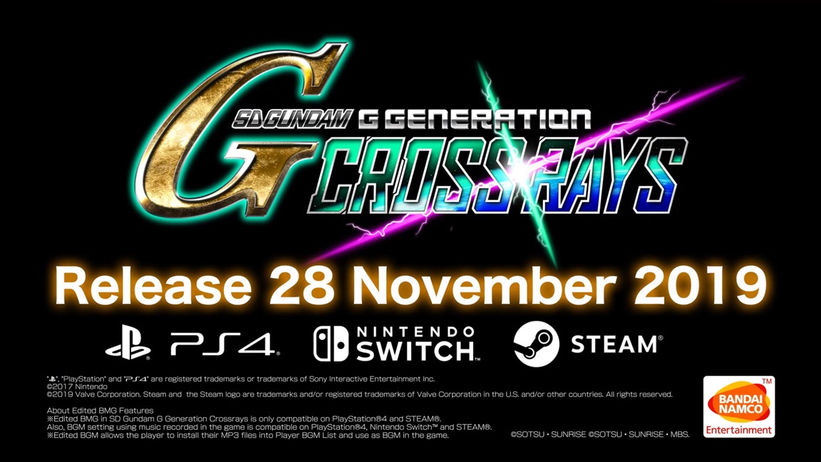 Sd Gundam G Generation Cross Rays Releases In Asia With English Subtitles On November 28 Nintendo Everything