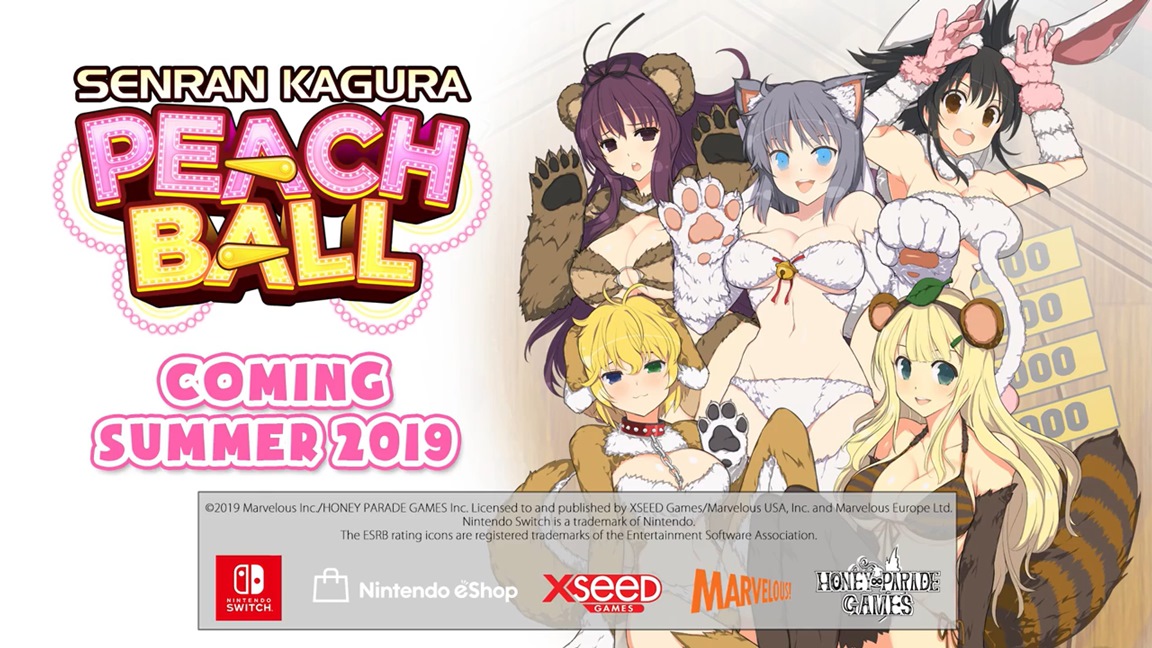 Senran Kagura: Peach Ball Western Release Coming this July 9th