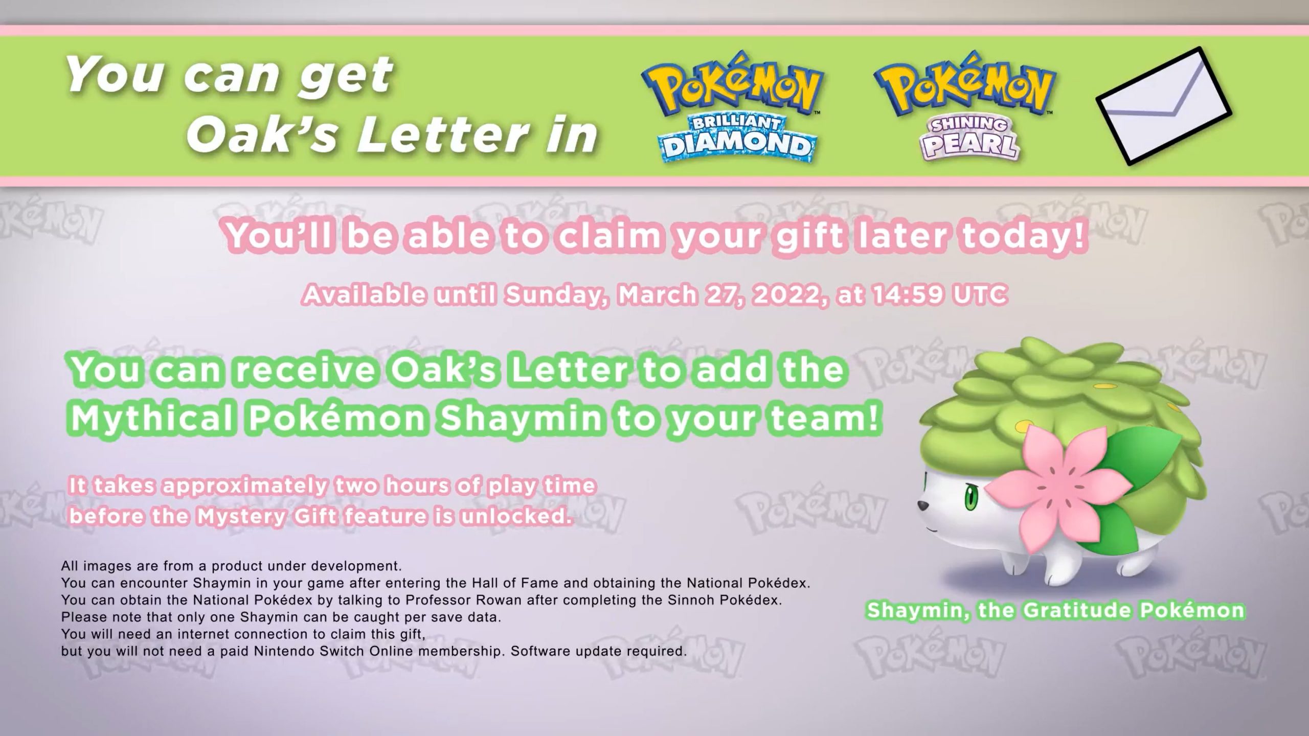 Pokemon Brilliant Diamond & Shining Pearl update 1.3 patch notes