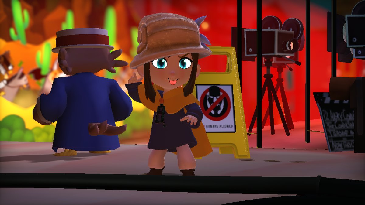 screenshots of Hat in Time on Switch