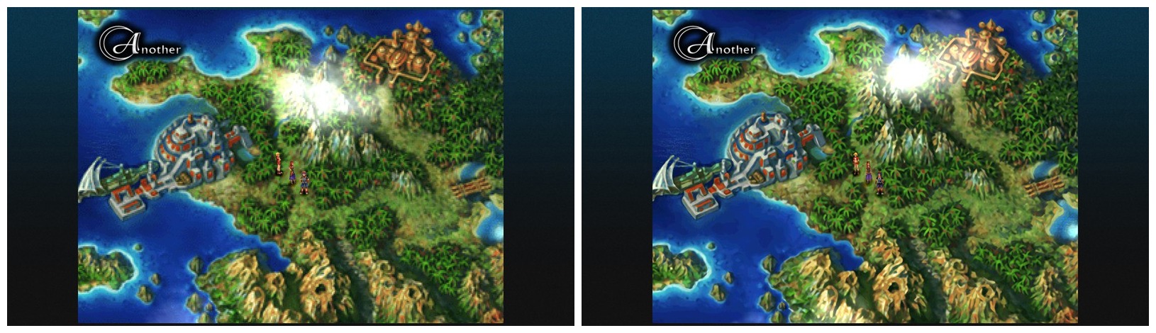 Chrono Cross: The Radical Dreamers Edition - All Screen Types Comparison  (Normal, Full and Zoomed) 