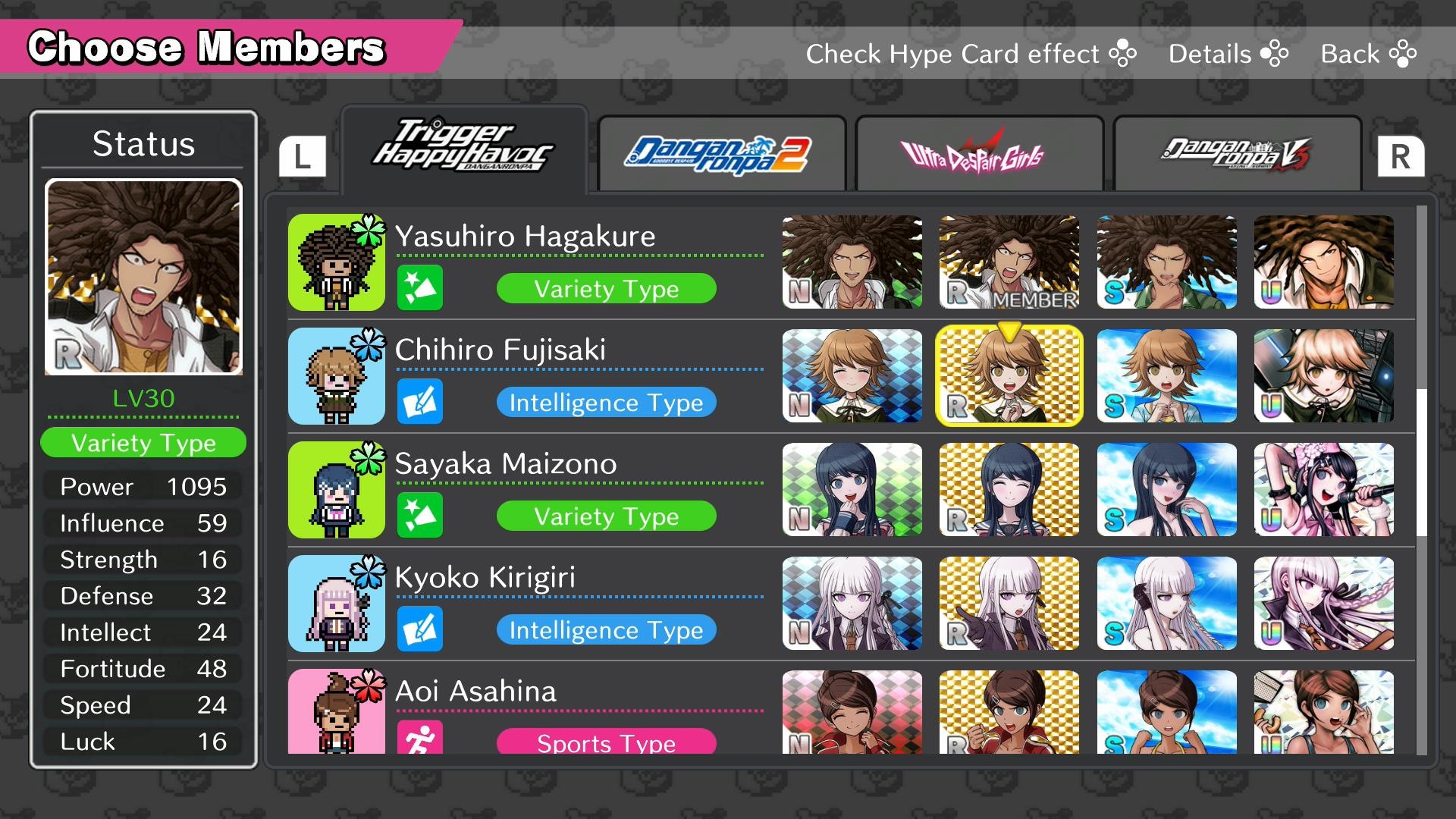 3 Danganronpa 64 talent cards? Wow : r/GachaClub