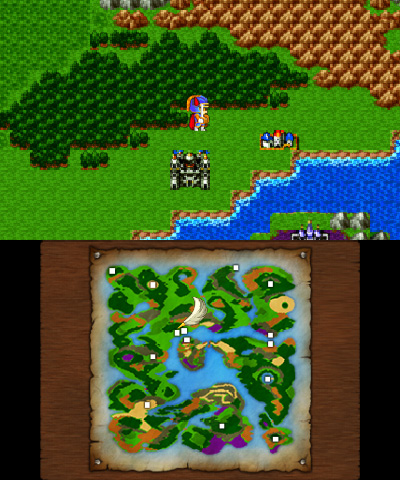 Dragon Quest I II and III first 3DS screenshots dragon quest