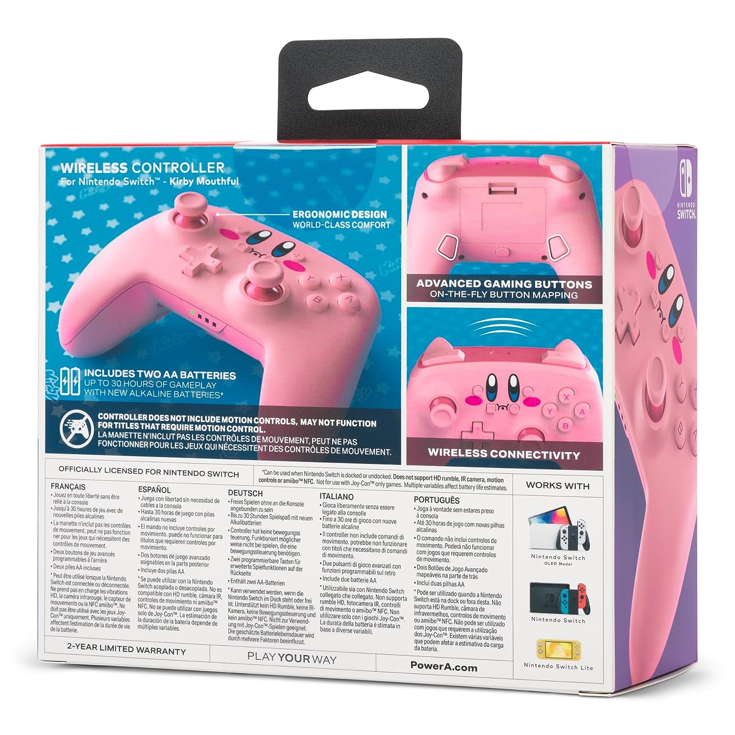 Here's a new Kirby Wireless Switch Controller from Power A for your  collection