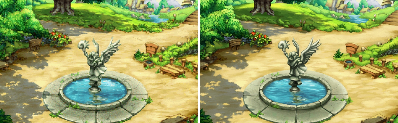 Legend Of Mana Original Vs Remaster Comparison Screenshots