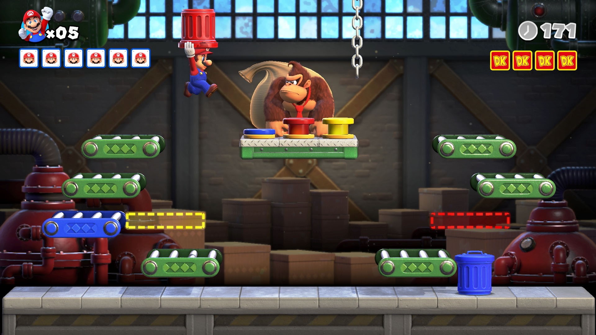 Mario vs. Donkey Kong Switch boxart, screenshots