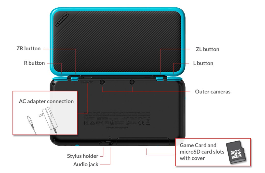 new 2ds xl dimensions