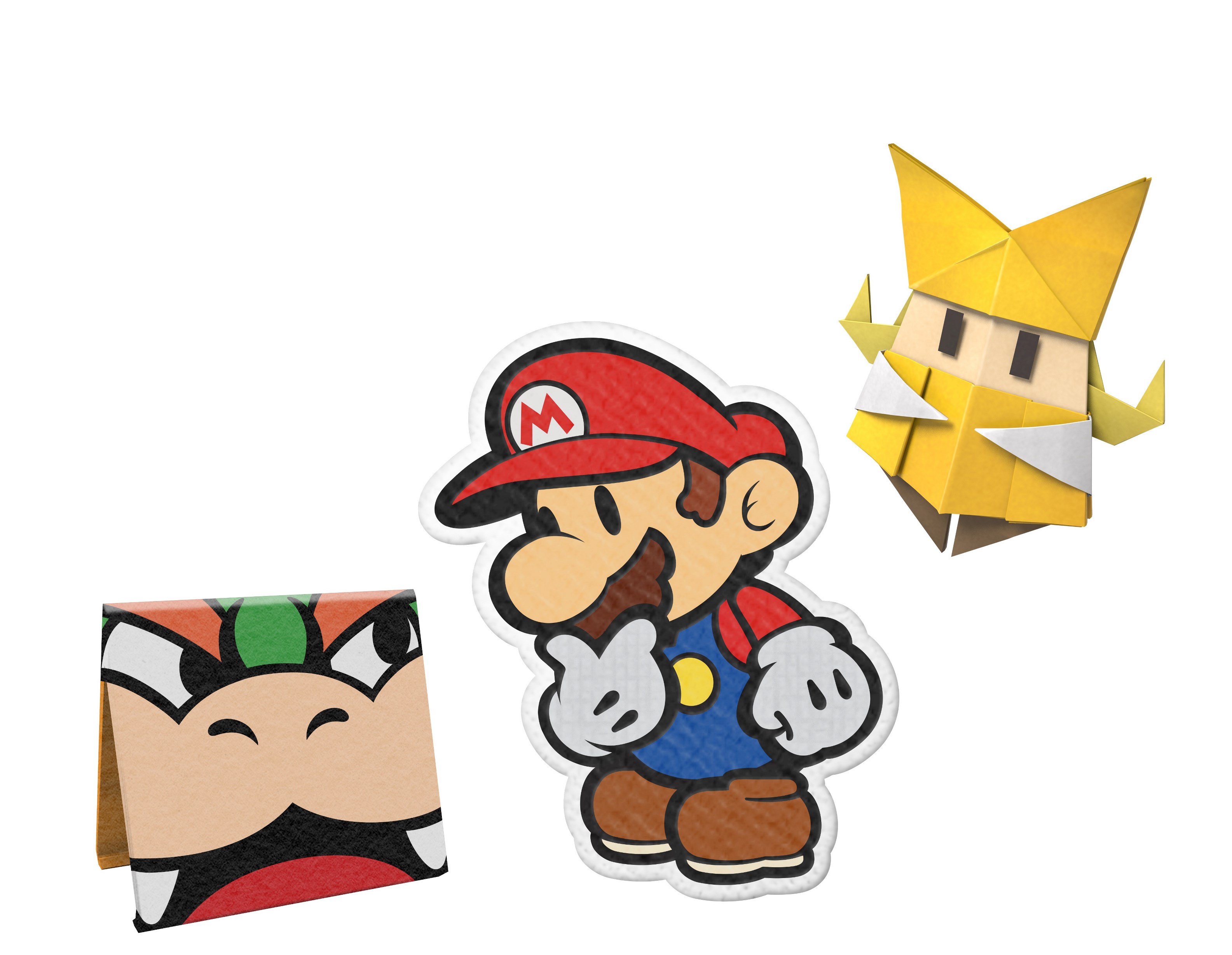 Tons of Paper Mario The Origami King character art