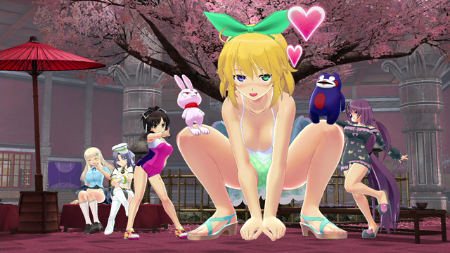 Senran Kagura Peach Ball looks super fun and all kinds of lewd