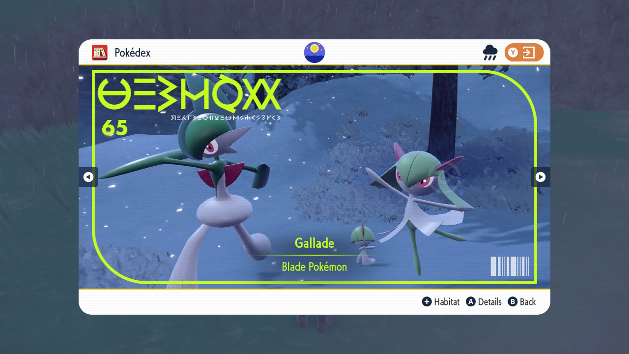 Pokemon Scarlet and Violet  Gallade - Location, Stats, Best